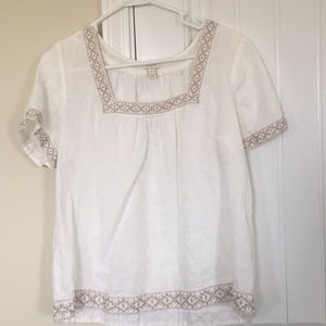 J. Crew Linen Top